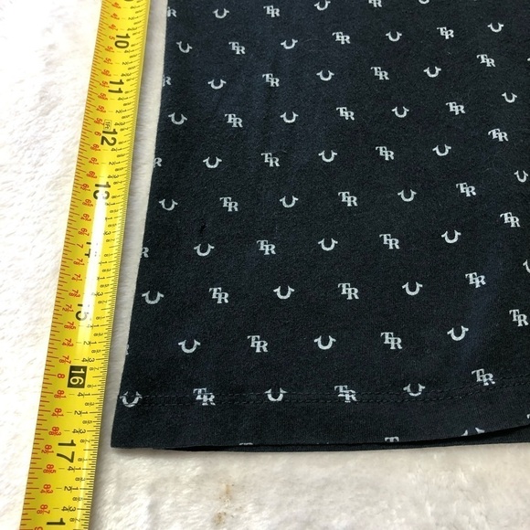 True Religion Black & White T-Shirt Unisex - Picture 5 of 6